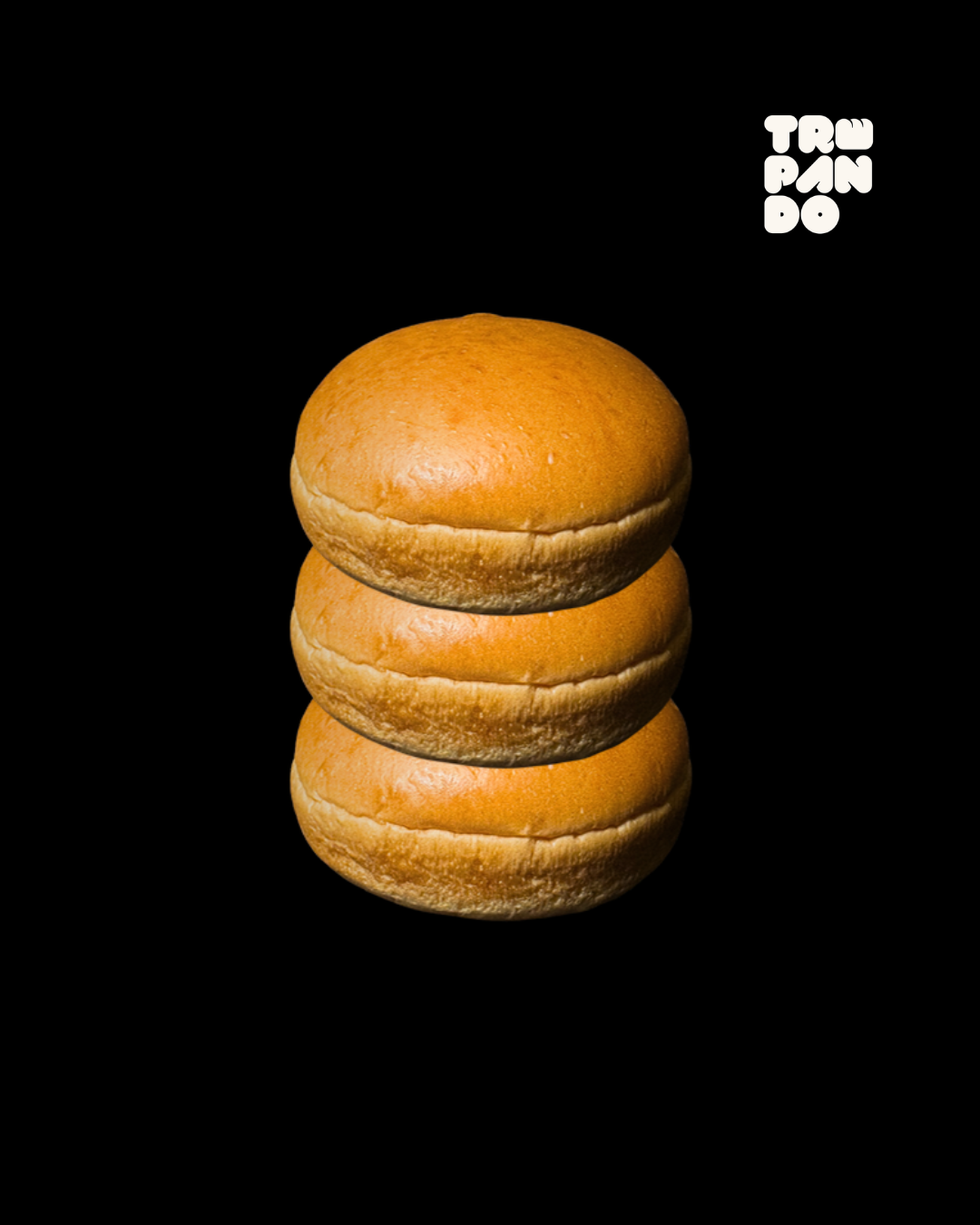 Pan brioche Trepando apilado
